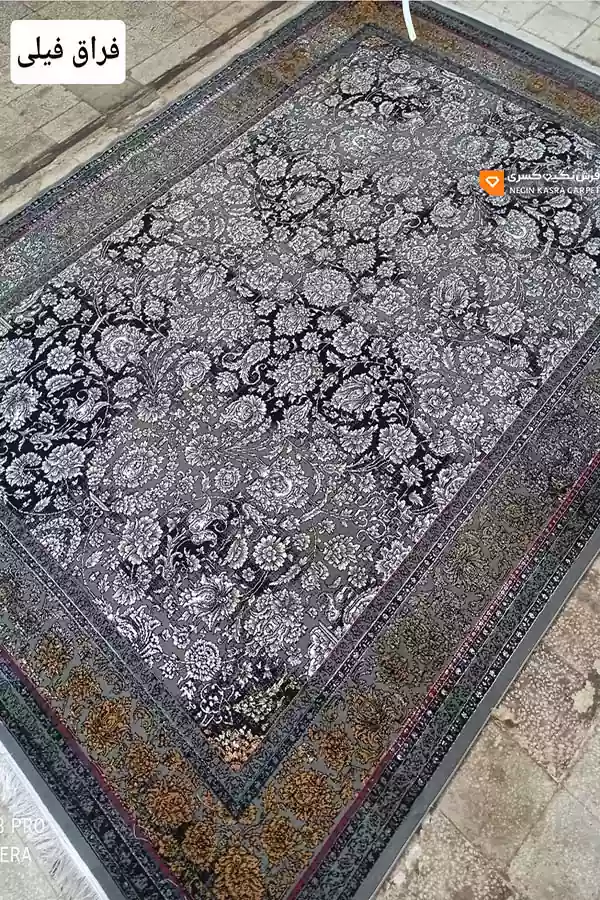 فرش فراق 440 شانه نگین کسری کاشان